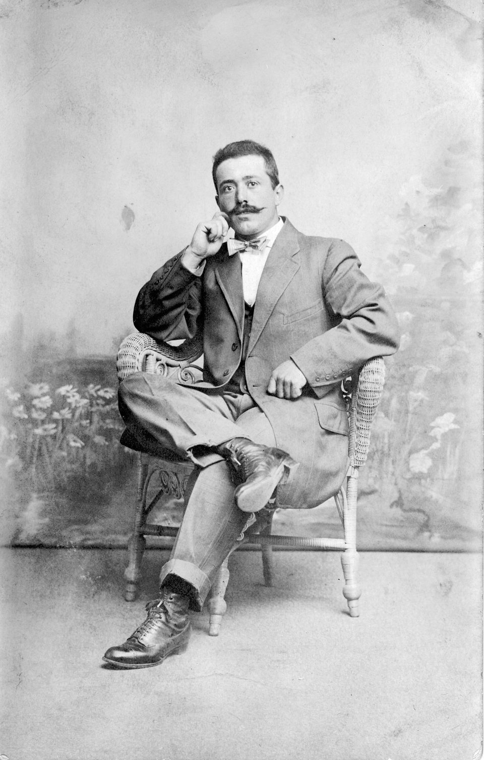 Seated portrait of Remo DiLoreto